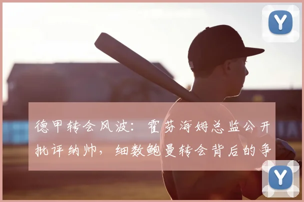 德甲转会风波:霍芬海姆总监公开批评纳帅,细数鲍曼转会背后的争议